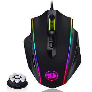 Mouse Gamer Vampire RGB Preto Redragon Novo