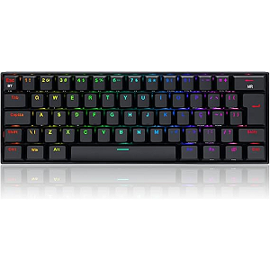 Teclado Mecânico Gamer Draconic Pro RGB Switch Azul Redragon Novo