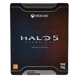Jogo Halo 5 Guardians Edição Limitada Capa de Metal Xbox One Usado