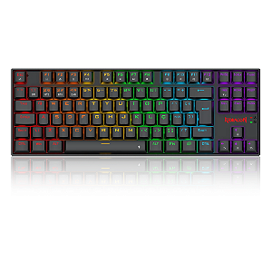 Teclado Mecânico Gamer Redragon Kumara Elite K552-KRS Preto Switch Azul Novo