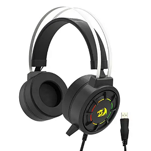 Headset Gamer Grendel Redragon H314-RGB Preto Novo