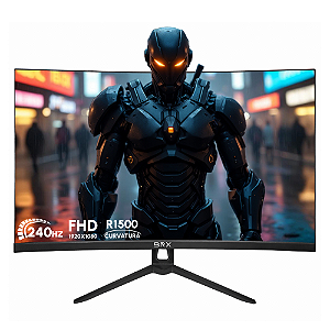 Monitor Gamer Curvo Led 27" 240Hz BRX Novo