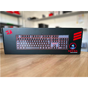 Teclado Mecânico Gamer Preto Mitra Switch Azul Redragon Novo