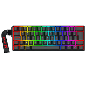 Teclado Magnético Gamer Fizz Preto Switch Ambermag Redragon Novo