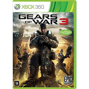 Jogo Gears Of War 3 Xbox 360 Usado