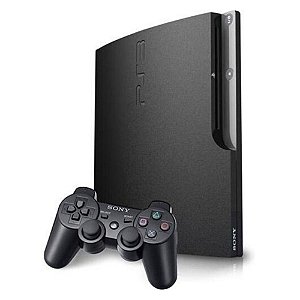 Console Playstation 3 Slim 120gb 2 Controles 5 Jogos - Usado