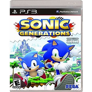 Jogo Sonic Generations PS3 Usado