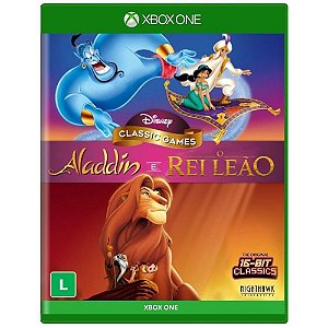 Jogo Clássico Aladdin e o Rei Leão Xbox One Novo