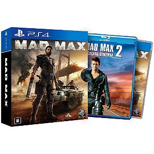 Jogo Mad Max + Filme Mad Max 2 A Caçada Continua PS4 Usado