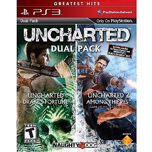 Jogo Uncharted Dual Pack PS3 Usado