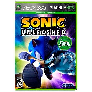 Jogo Sonic Unleashed Xbox 360 Novo - Meu Game Favorito