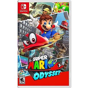 Jogo Super Mario Odyssey Nintendo Switch Novo