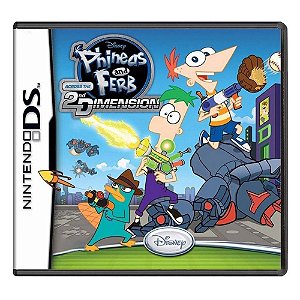 Jogo Phineas and Ferb Across the 2nd Dimension DS Novo