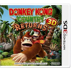 Jogo Donkey Kong Country Returns Nintendo 3DS Novo