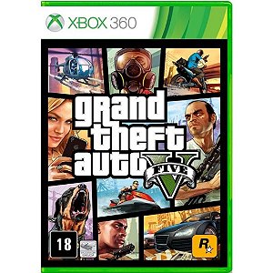 Jogo Grand Theft Auto V GTA 5 Xbox 360 Novo
