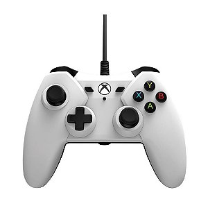 Controle Xbox One Com Fio Branco Microsoft Usado