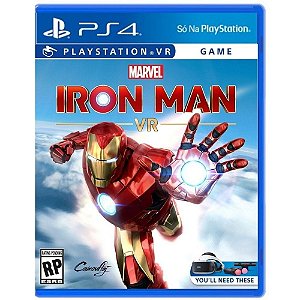 Jogo Marvel Iron Man VR PS4 Novo