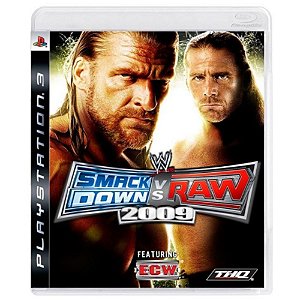 Jogo Smack Down Vs Raw 2009 PS3 Usado