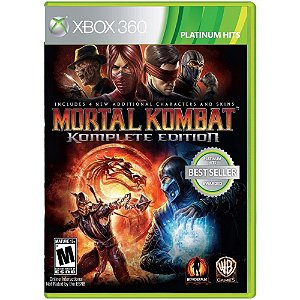 Jogo Mortal Kombat Komplete Edition Xbox 360 Usado S/encarte