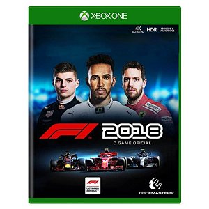 Jogo F1 Fórmula 2018 Xbox One Novo