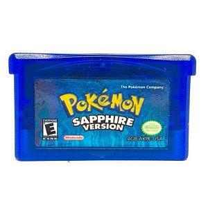 Jogo Pokémon Sapphire Version Game Boy Advance Sp Usado