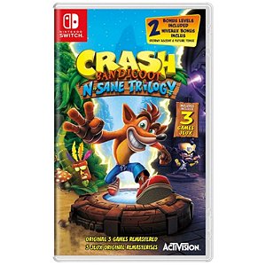 Jogo Crash Bandicoot N. Sane Trilogy Nintendo Switch Novo