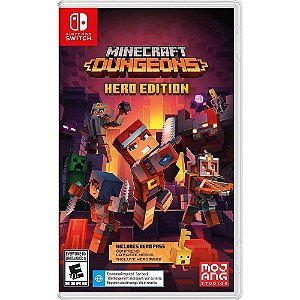 Jogo Minecraft Dungeons Hero Edition Switch Novo