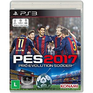 Jogo Pes 2017 PS3 Usado S/encarte