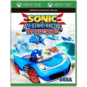 Jogo Sonic All Stars Racing Transformed Xbox One e 360 Novo