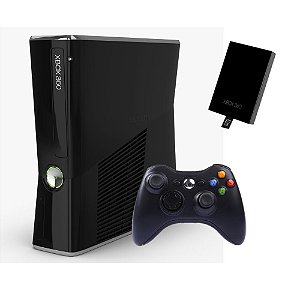Xbox 360 Slim 320GB 1 Controle Seminovo