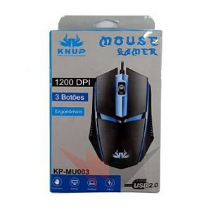 Mouse Gamer KP-MU003 Knup Novo