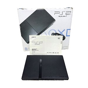 Console Playstation 2 com Caixa Original e Manual - USADO