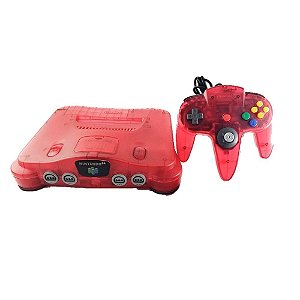 Console Nintendo 64 Red Clean Usado