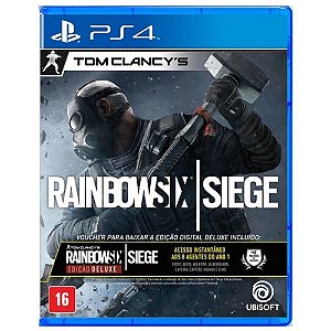Jogo Tom Clancy's Rainbow Six Siege Edicón Deluxe PS4 Novo