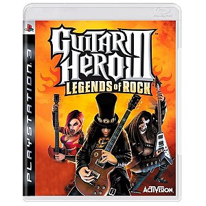 Jogo Guitar Hero III Legends Of Rock PS3 Usado S/encarte