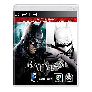 Jogo Batman Arkham Asylum + Batman Arkham City PS3 Usado