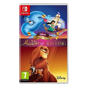 Jogo Disney Aladdin e o Rei Leão Nintendo Switch Novo