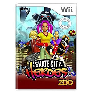 Jogo Skate City Heroes Wii Novo