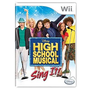 Jogo High School Musical Sing It Wii Novo