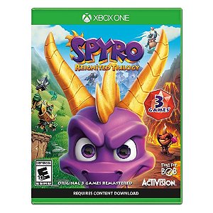 Jogo Spyro Reignited Trilogy Xbox One Usado