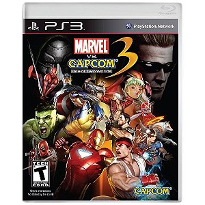 Jogo Marvel vs. Capcom 3 Fate Two Worlds PS3 Usado