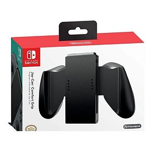 Joy Con Comfort Grip Preto - Nintendo Swith - Novo