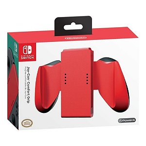 Joy Con Comfort Grip Vermelho - Nintendo Swith - Novo