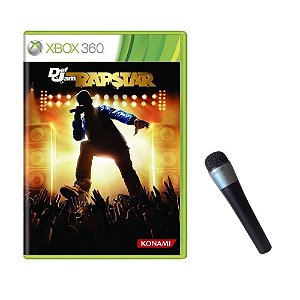 Jogo Def Jam Rapstar + 1 Microfone Sem Fio Xbox 360 Usado