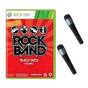 Jogo Rock Band Pack Vol. 2 + 2 Micro. S/Fio Xbox 360 Usado