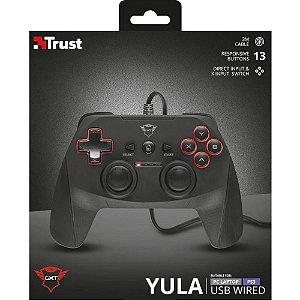 Gamepad Yula USB Wired - Trust - NOVO