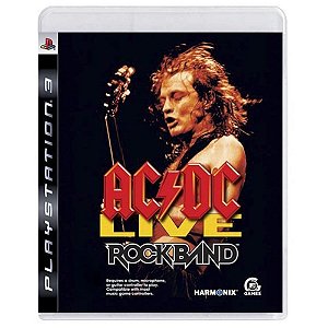 Jogo AC/DC Live Rock Band PS3 Usado