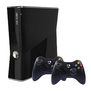 Xbox 360 Slim 4 GB 2 Controles Seminovo