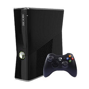 Xbox 360 Slim Desbloqueado LTU 3.0 1 Controle Seminovo