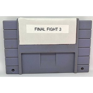 Jogo Final Fight 3 PR Super Nintendo Clássico Usado